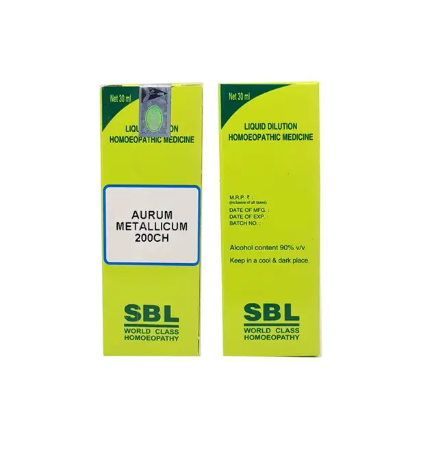 SBL Aurum Metallicum Dilution 200 CH 
