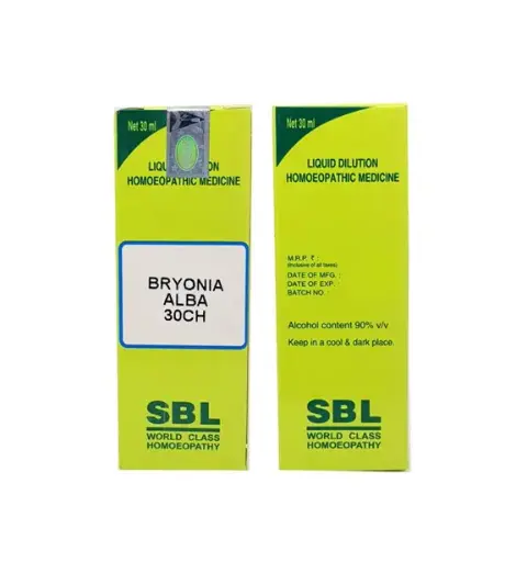SBL Bryonia Alba Dilution 30 CH 