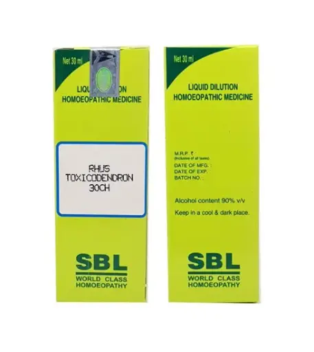 SBL Rhus Toxicodendron Dilution 30 CH 
