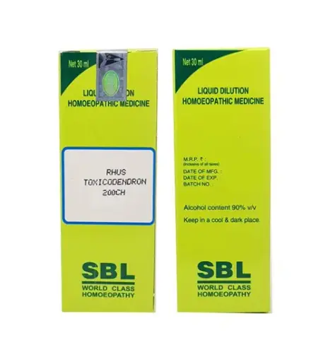 SBL Rhus Toxicodendron Dilution 200 CH 